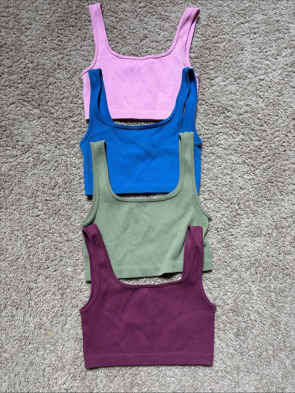 Cotton On Ribbed Crop Tank Top